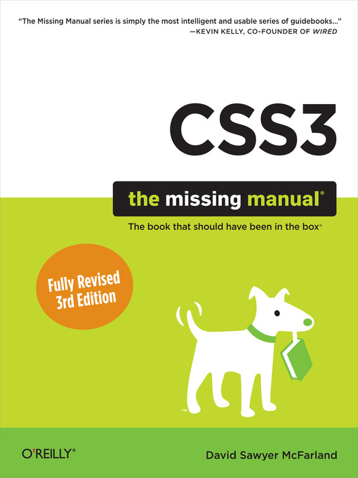 Title details for CSS3 by David Sawyer McFarland - Available